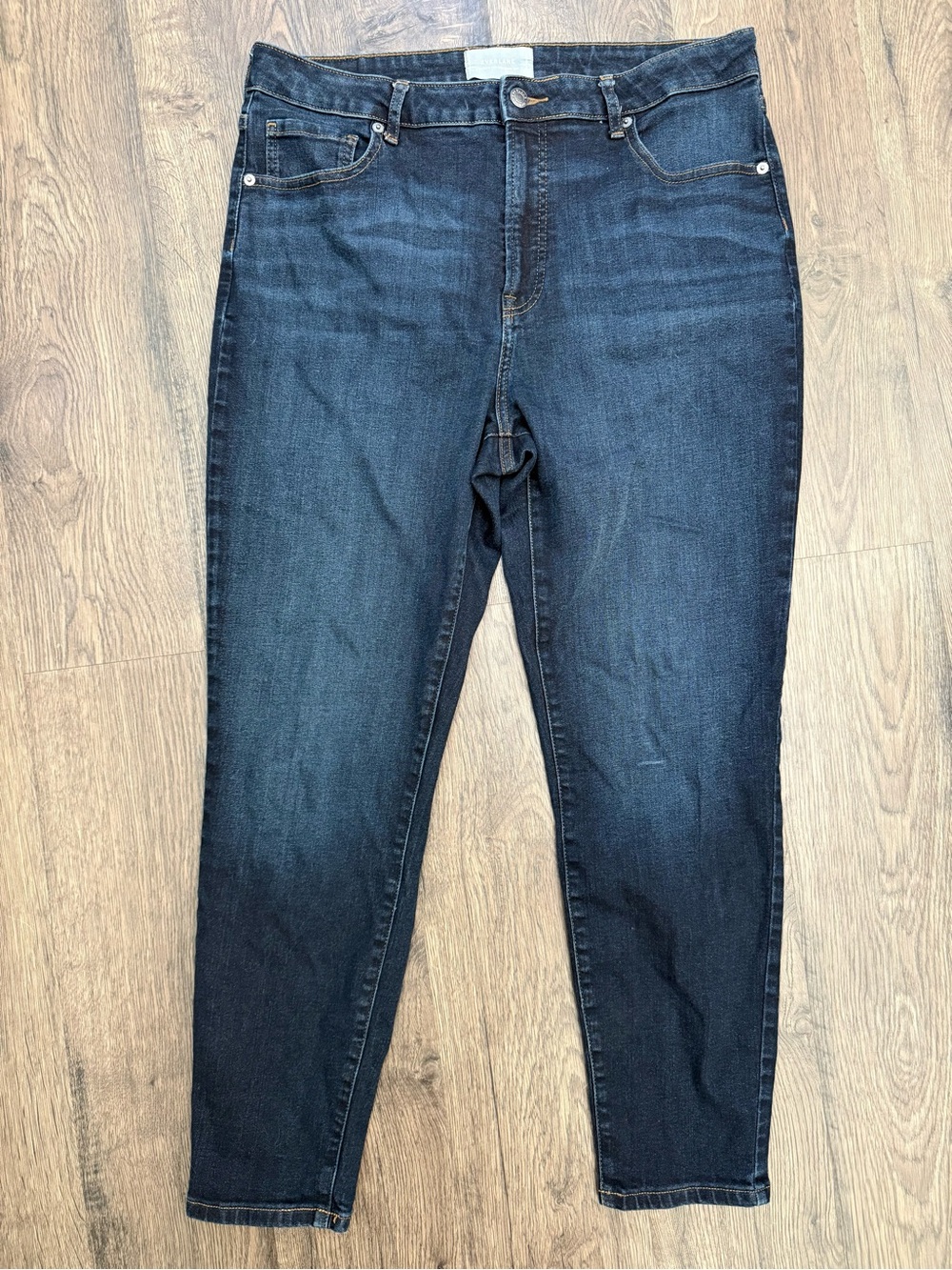 Everlane Women’s Dark Wash The Curvy High Rise Skinny Jean Size 33 Regular